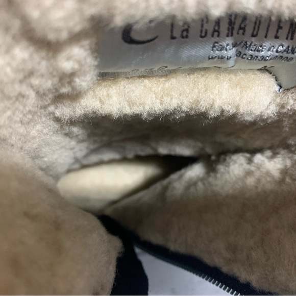 La Canadienne Women’s Size 7 Black Suede Winter Boots Made in Canada - Picture 11 of 12